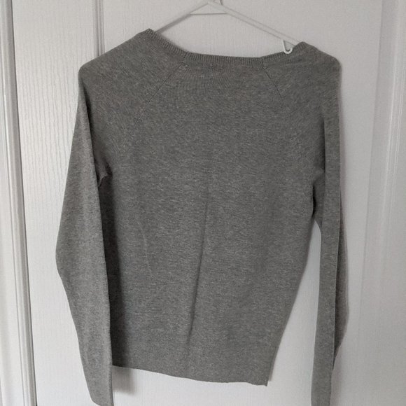 Grey Button-up Cardigan - Picture 2 of 3